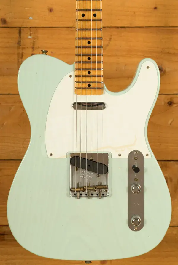 Fender Custom Shop 52 Tele - Journeyman Relic Transparent Surf Green