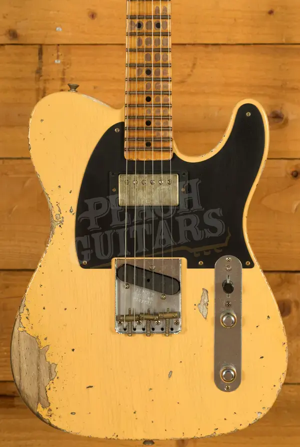 Fender Custom Shop 52 HS Tele - Heavy Relic Nocaster Blonde
