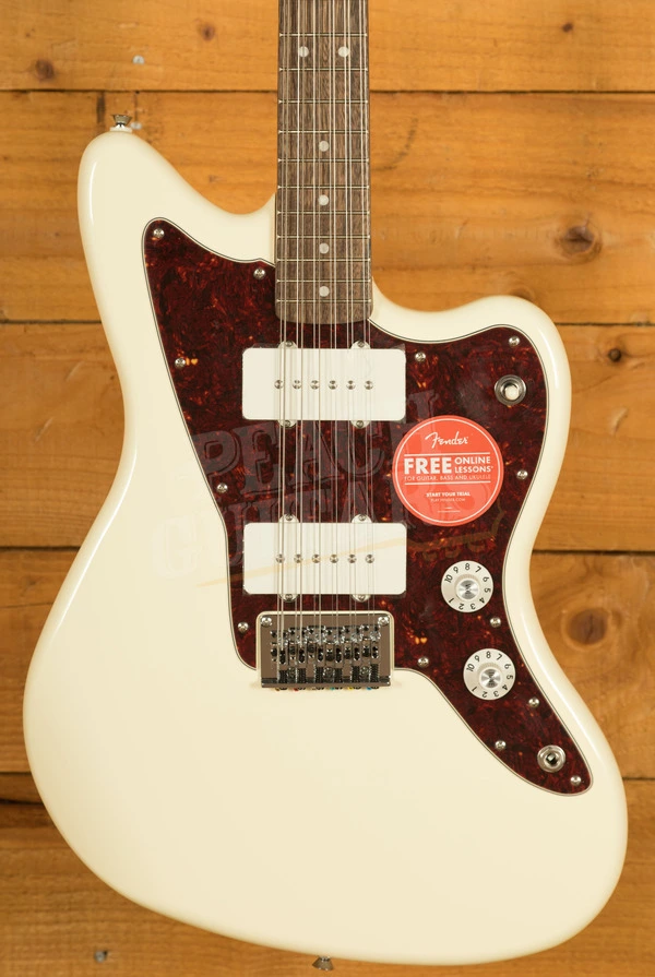 Squier Paranormal Jazzmaster XII Laurel Olympic White