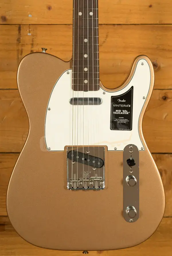Fender Vintera III Mid '60s Telecaster - Rosewood - Firemist Gold