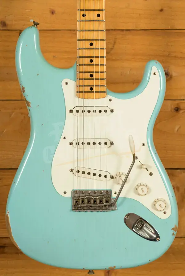 Fender Custom Shop '56 Strat Relic - Faded Daphne Blue *Used*