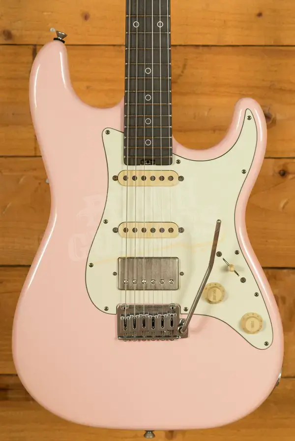 Schecter USA Custom Shop Nick Johnston HSS Wembley - Atomic Pink Aged Nitro