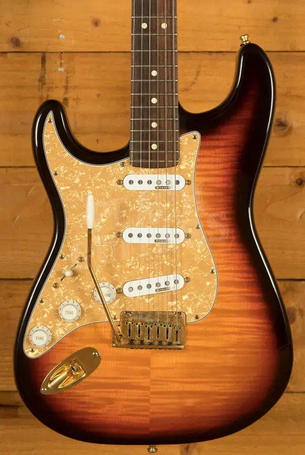 Fender 50th Anniversary Stratocaster - Flame Maple Sunburst Left Handed *Used*