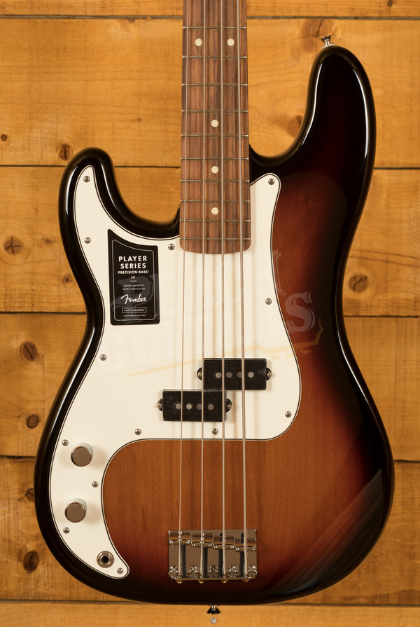 Fender Player Precision Bass | Left-Handed - Pau Ferro - 3-Colour Sunburst