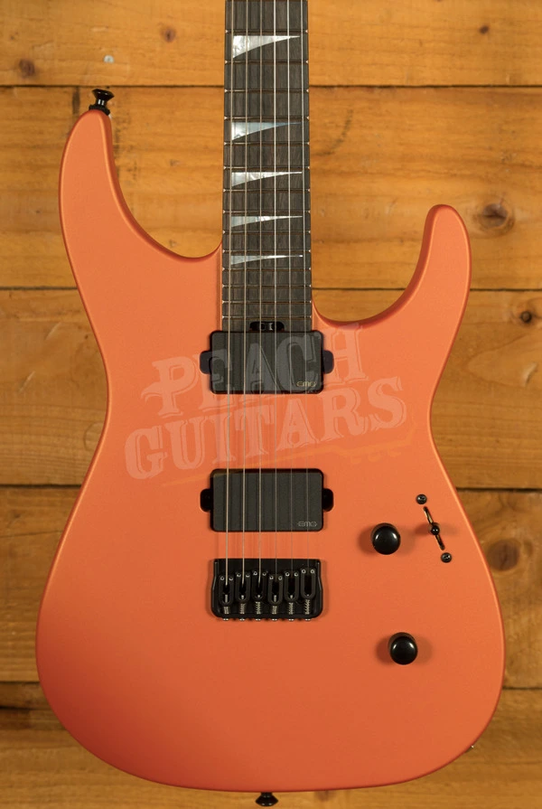 Jackson American Series Soloist SL2 HT Ebony Satin Lambo Orange