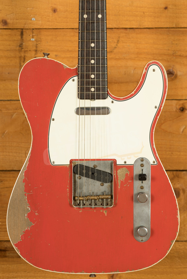 Fender Custom Shop Masterbuilt Dale Wilson 60 Tele Custom | Heavy Relic Fiesta Red *Used*