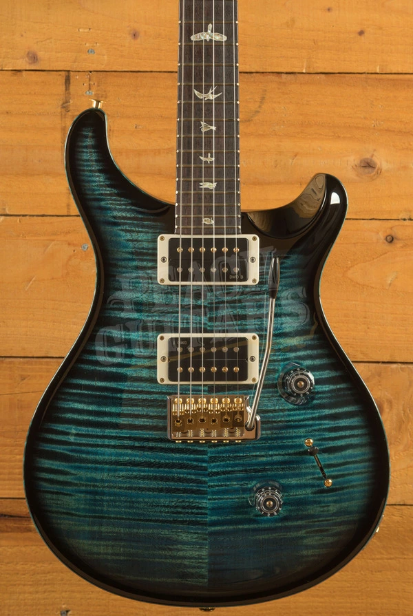 PRS Custom 24 Cobalt Smokeburst 10 Top Pattern Thin - DMO Pickups