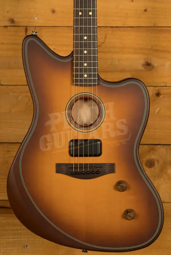 Fender Acoustasonic Standard Jazzmaster - Rosewood - Honey Burst