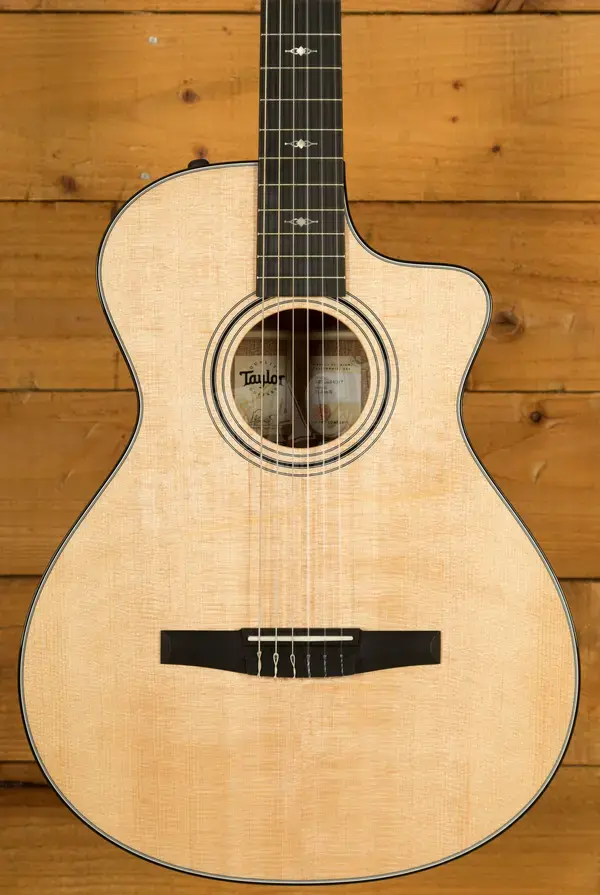 Taylor 312ce-N All-Solid Cutaway Classical Guitar - Natural