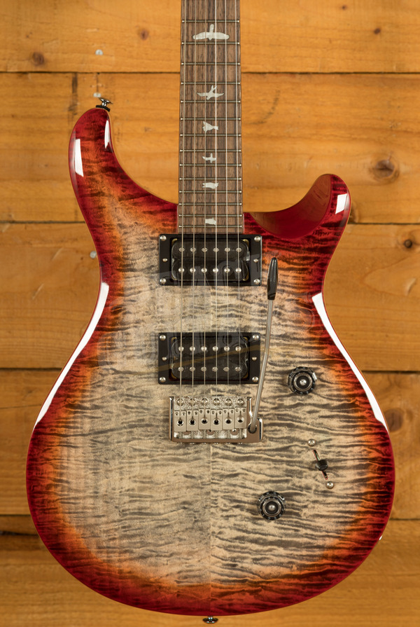 PRS SE Custom | Custom 24 - Charcoal Cherry Burst