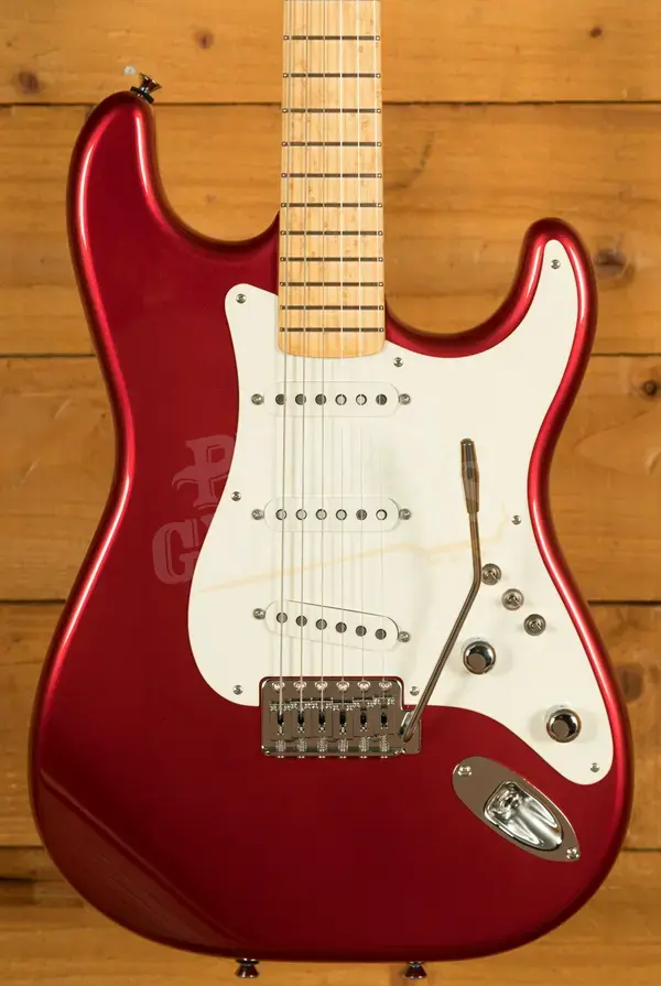 Schecter USA Custom Shop Sultan - Bird's Eye Maple - Candy Apple Red