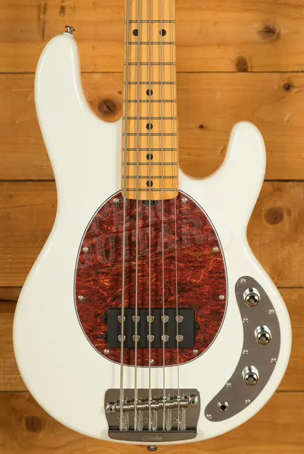 Sterling RAY25CA StingRay Classic 5 Bass - Olympic White