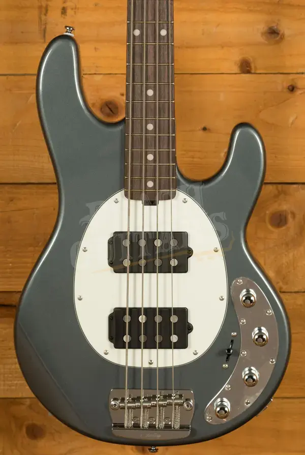 Sterling RAY34HH StingRay HH Bass - Charcoal Frost