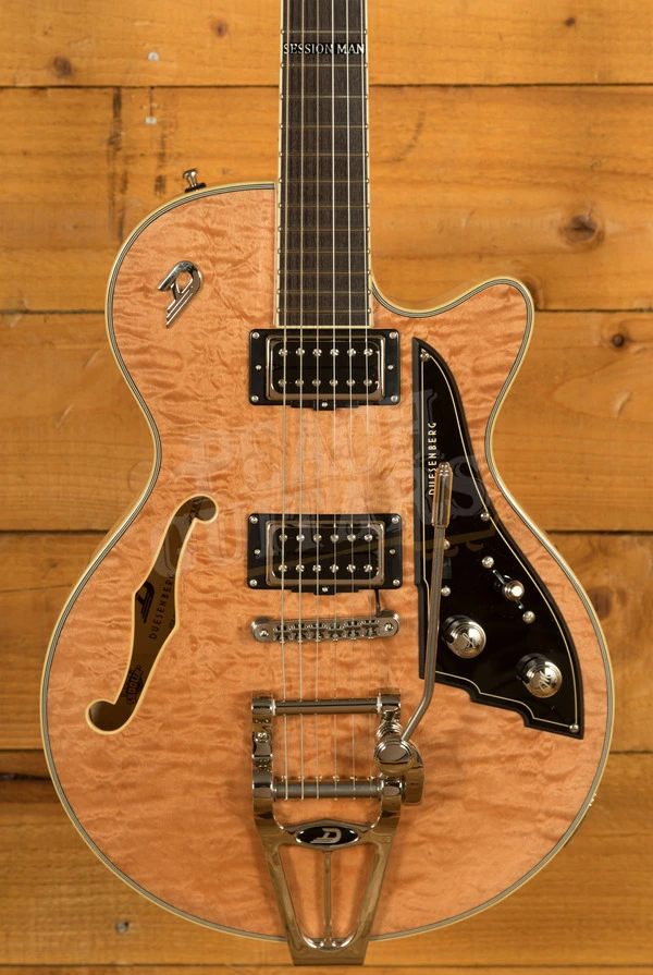 Duesenberg Alliance Tom Bukovac Session Man - Quilted Maple Natural