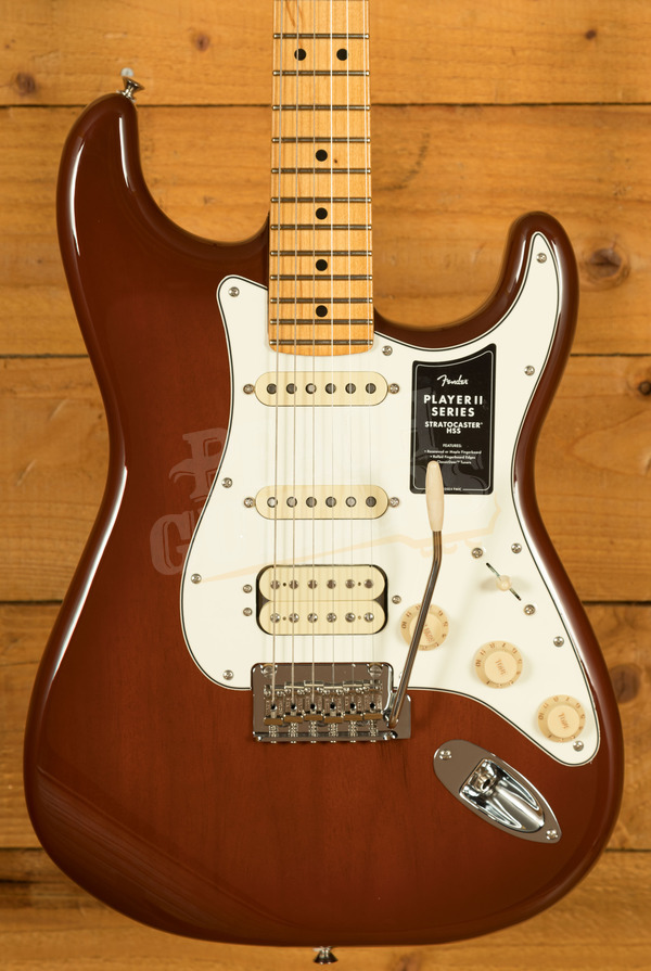 Fender Player II Stratocaster HSS Chambered | Transparent Mocha Burst