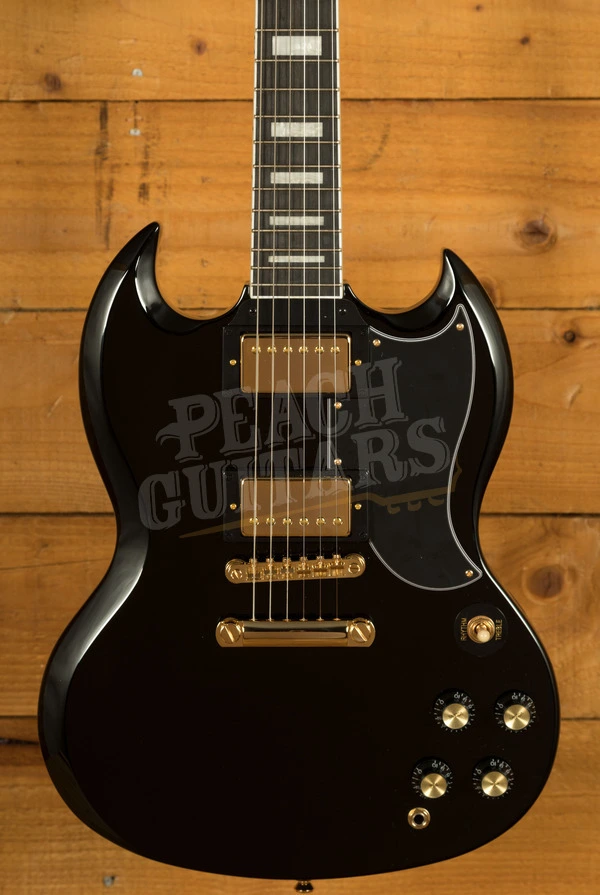 Epiphone Inspired by Gibson SG Custom | Ebony w/Gigbag