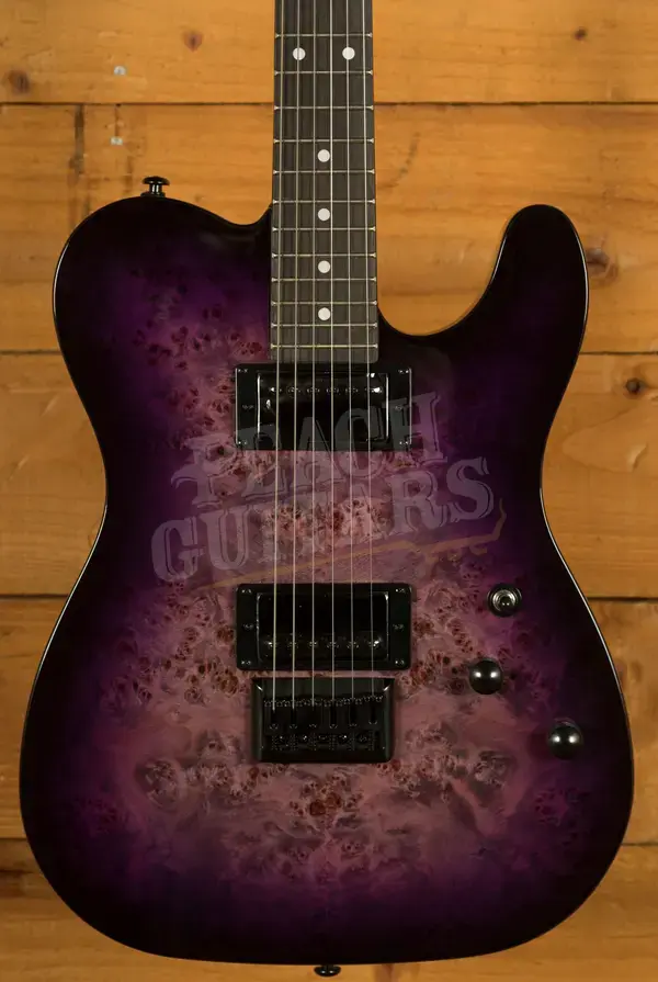 Schecter PT Standard | Purple Burst Burl