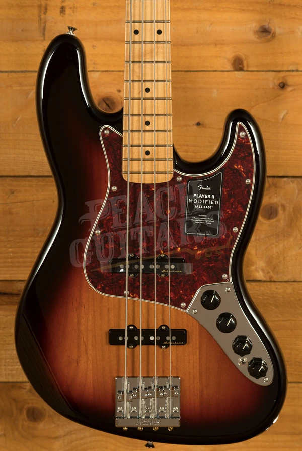 Fender Player II Modified Active Jazz Bass - Maple - 3-Tone Sunburst