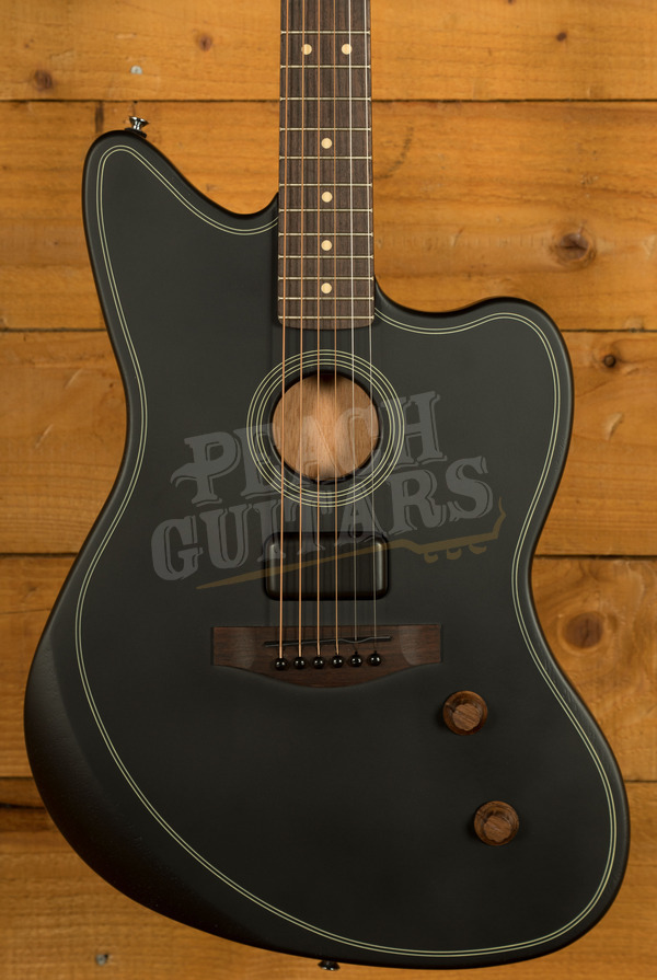 ギター Fender Acoustasonic Standard Black Fender Acoustasonic Standard Telecaster Electric Guitar