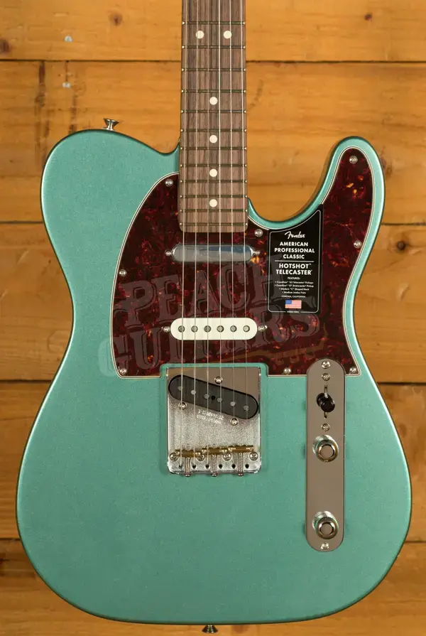 Fender American Professional Classic Hotshot Telecaster - Rosewood - Faded Sherwood Green Metallic