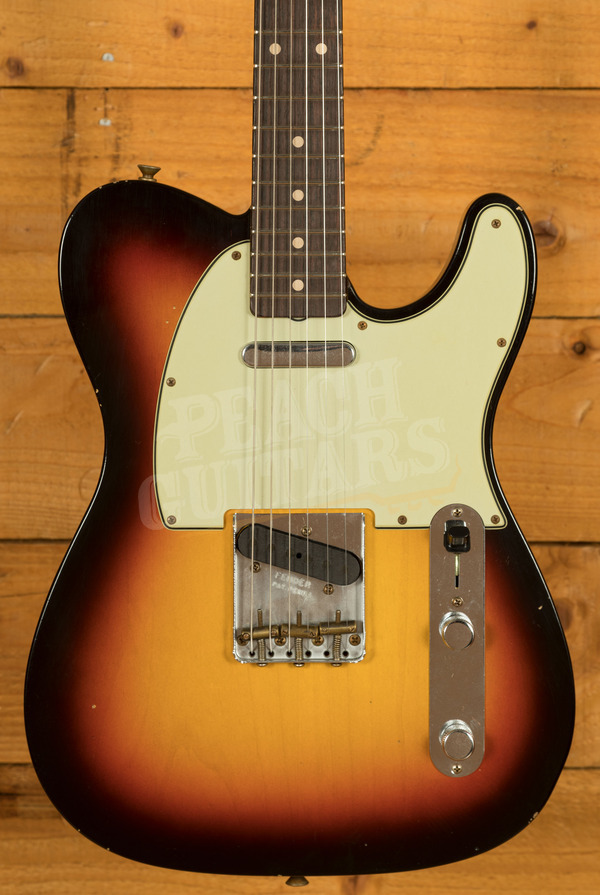 Fender Custom Shop 61 Tele | Journeyman Relic 3-Tone Sunburst