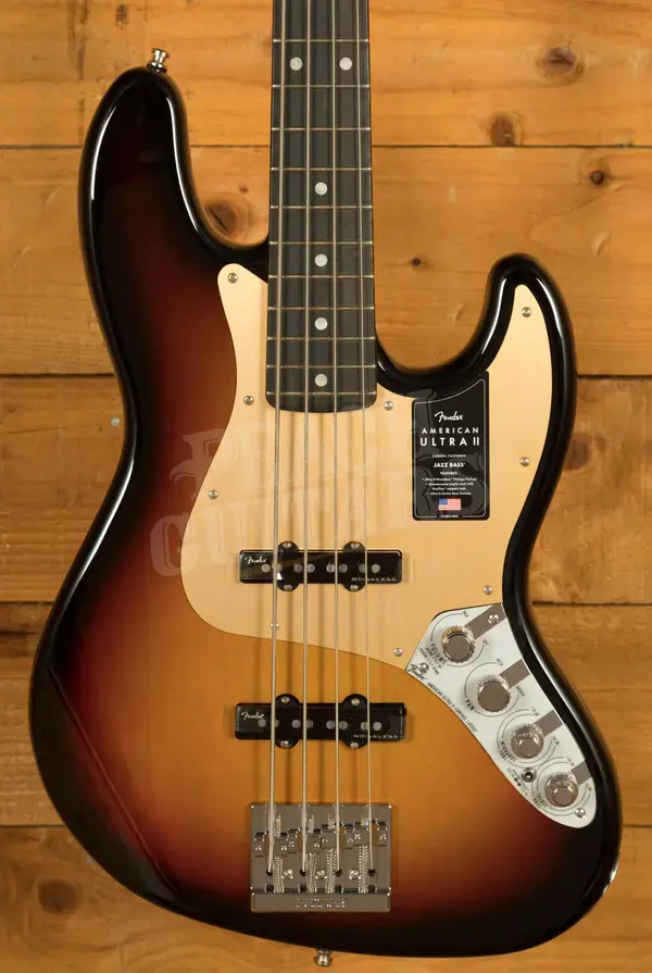 Fender American Ultra II Jazz Bass Ebony Ultraburst *B-Stock*
