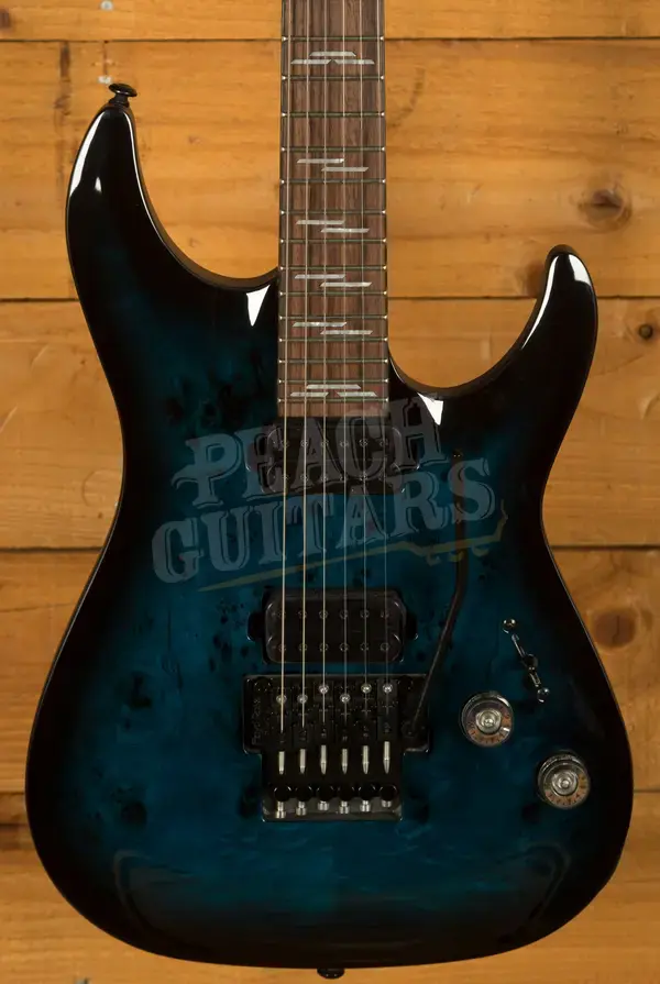 Schecter Omen Elite-6 FR | See-Thru Blue Burst