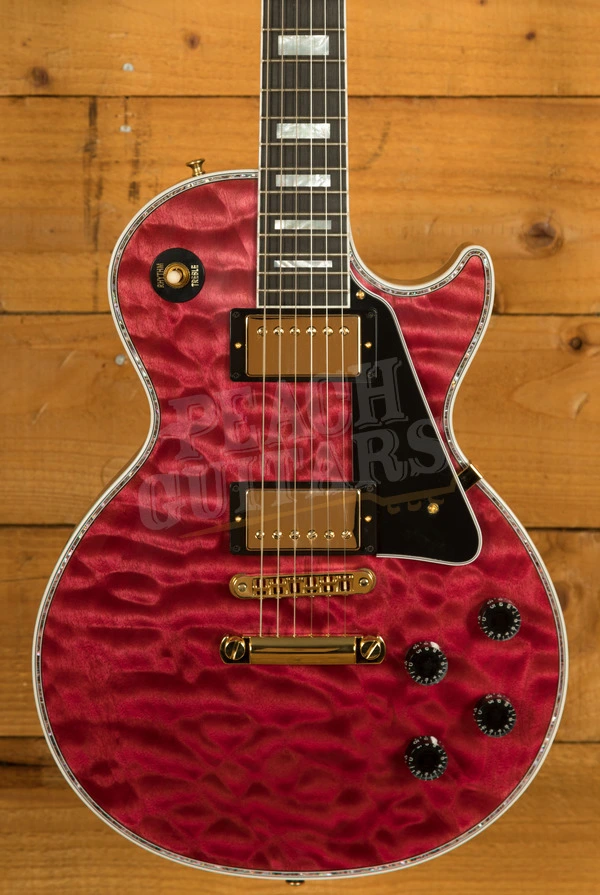 Gibson Custom Les Paul Custom 5A Quilt | Chablis Pink - VOS 1-Piece Top!!