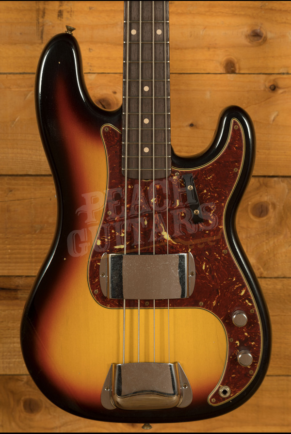 Fender Custom Shop 62 Precision Bass | Journeyman Relic 3-Tone Sunburst