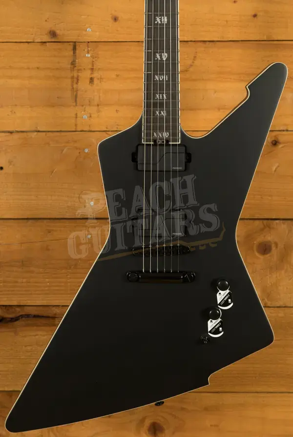 Schecter E-1 SLS Elite Evil Twin | Satin Black