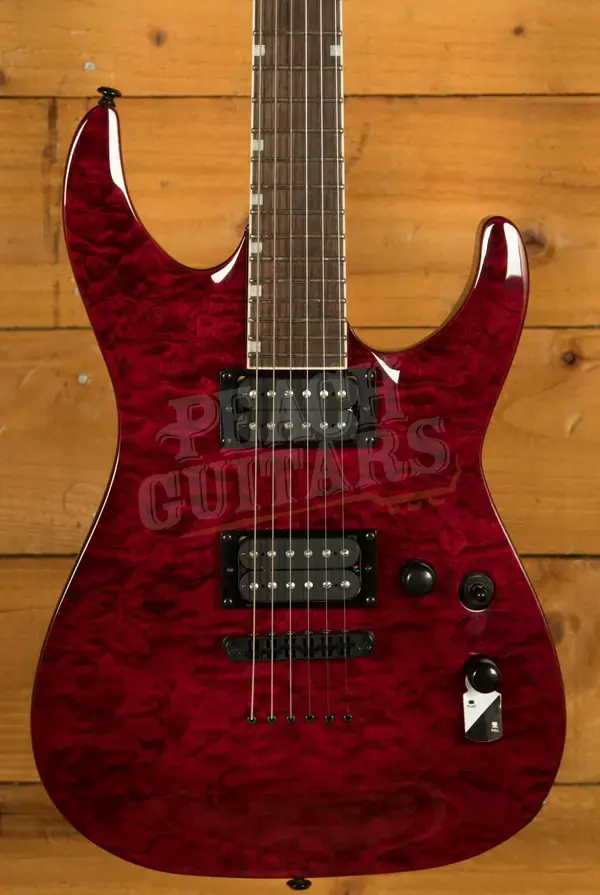 ESP LTD MH-200QM NT - See Thru Black Cherry