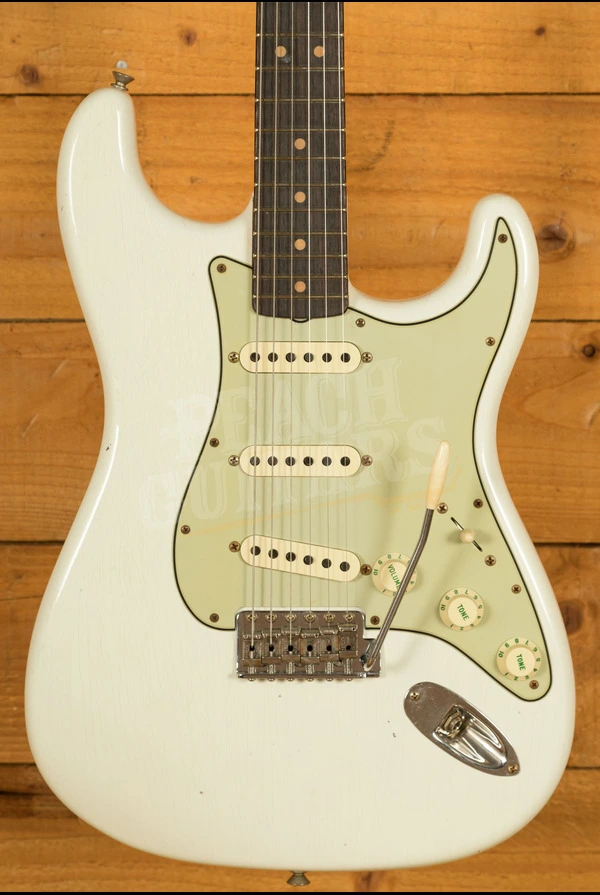 Fender Custom Shop 64 Strat - Journeyman Relic Aged Olympic White