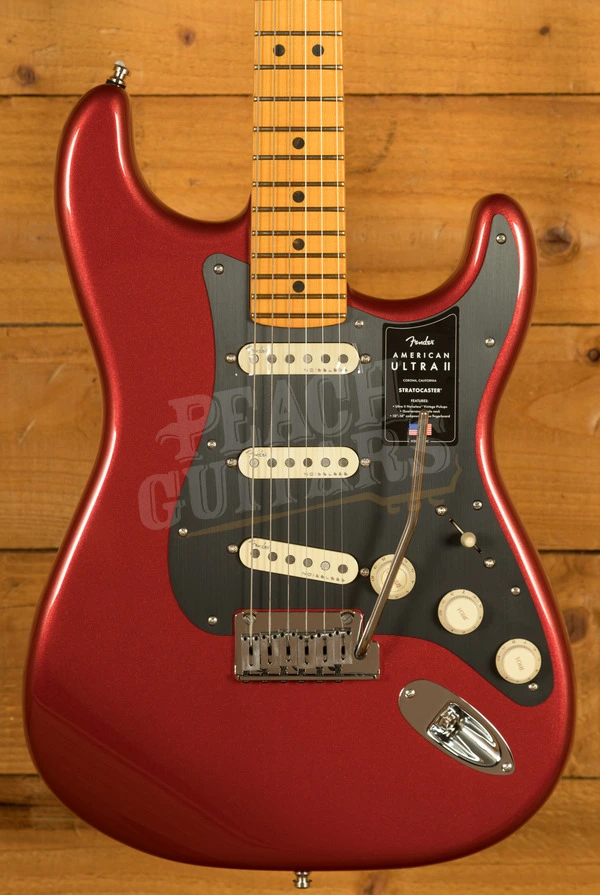 Fender American Ultra II Stratocaster - Maple - Sinister Red