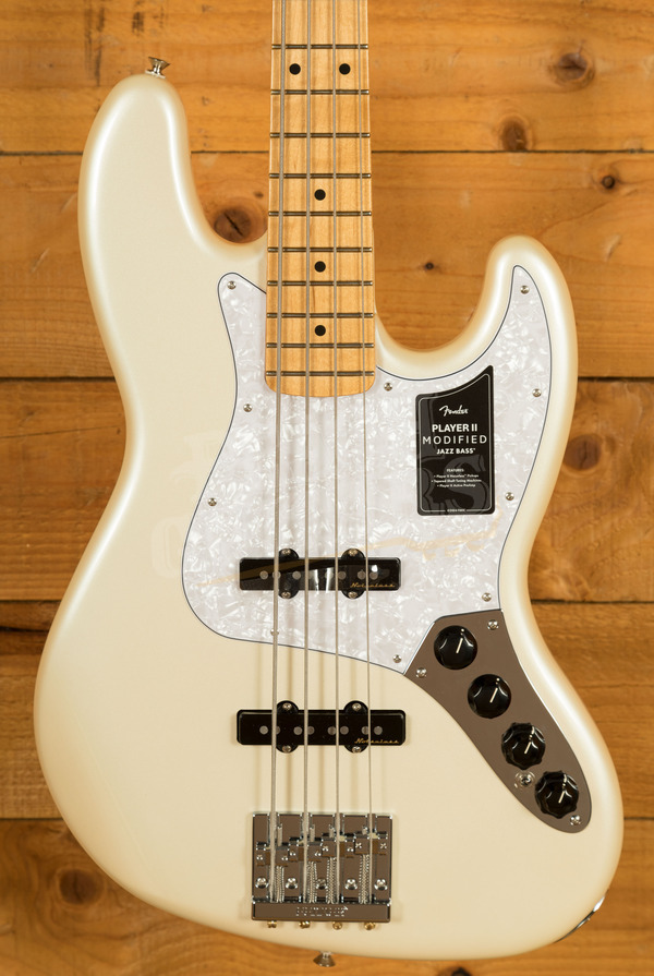 Fender Player II Modified Active Jazz Bass Maple Olympic Pearl