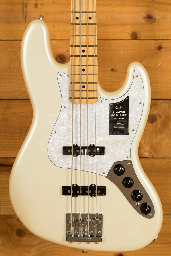 Fender Player II Modified Active Jazz Bass - Maple - Olympic Pearl