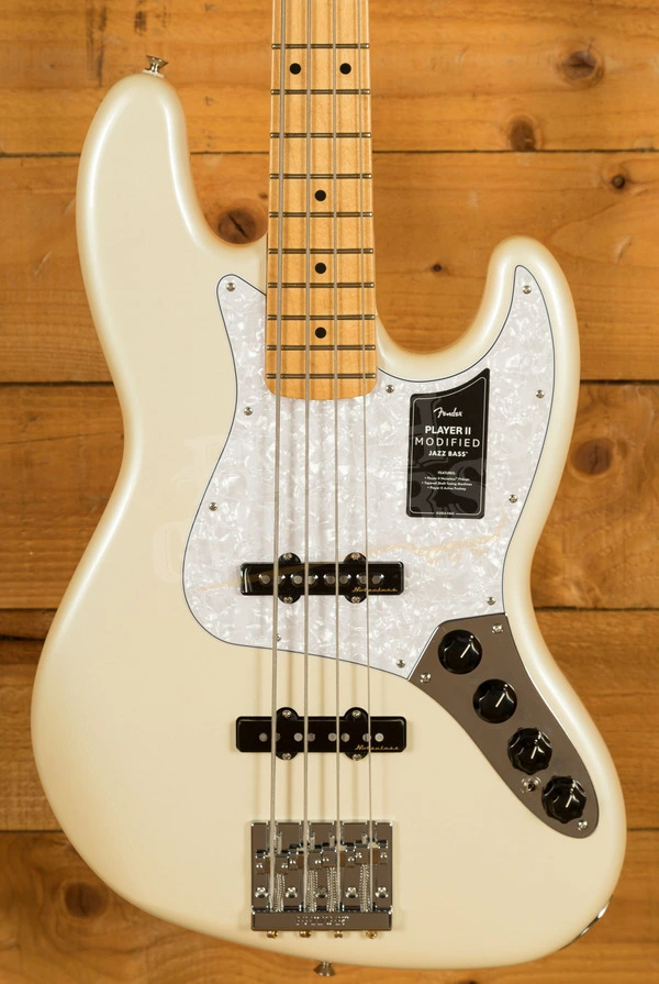 Fender Player II Modified Active Jazz Bass - Maple - Olympic Pearl