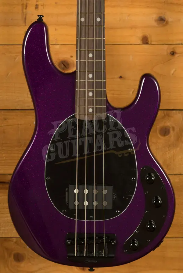 Sterling RAY34 StingRay Bass - Purple Sparkle