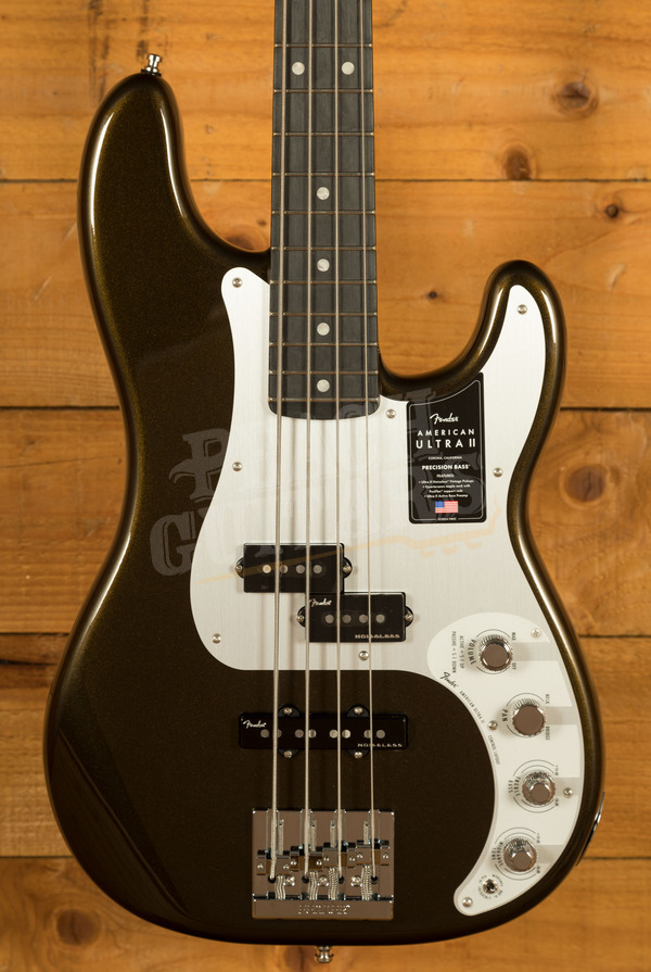 Fender American Ultra II Precision Bass | Texas Tea