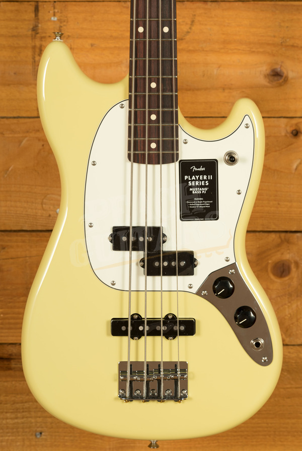 Fender Player II Mustang Bass PJ - Rosewood - Hialeah Yellow