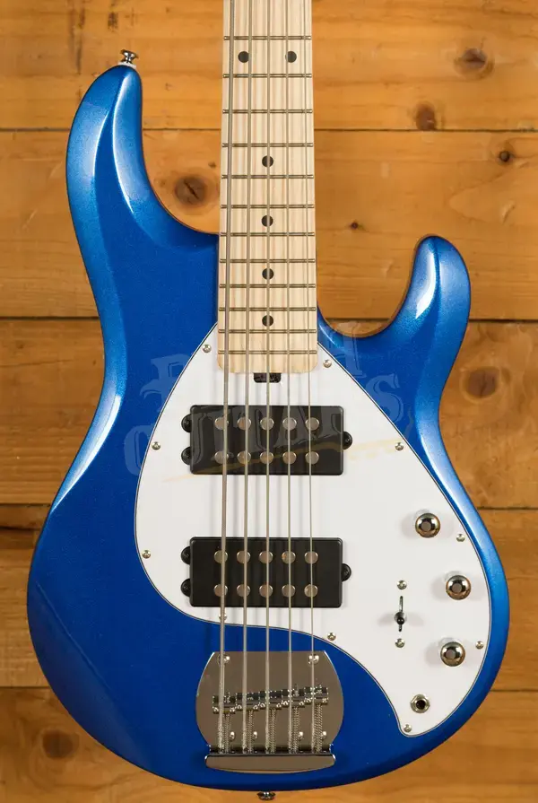 Sterling RAY5HH SUB Series StingRay 5 HH Bass - Cobra Blue