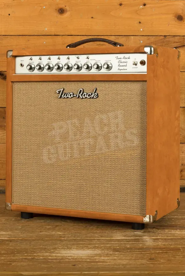 Two-Rock Classic Reverb Signature 40/20 Watt Combo - Golden Brown Suede w/Cane Grill