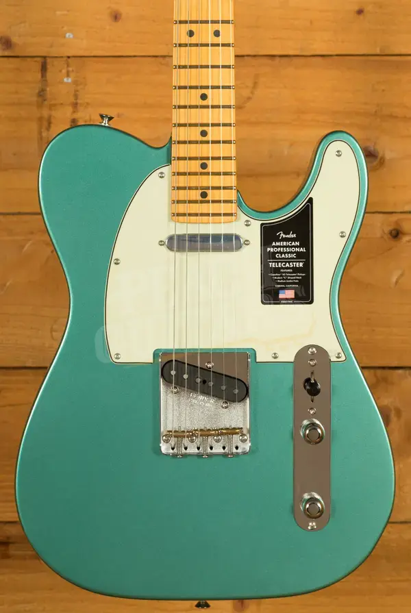 Fender American Professional Classic Telecaster - Maple - Faded Sherwood Green Metallic