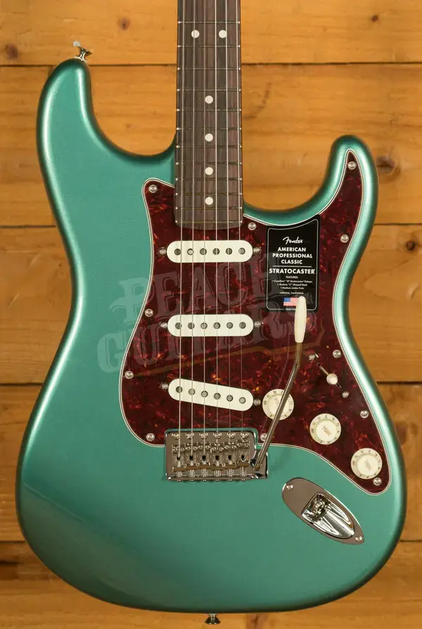 Fender American Professional Classic Stratocaster - Rosewood - Faded Sherwood Green Metallic