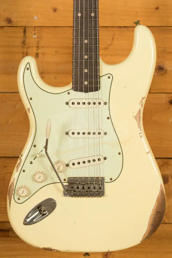Fender Custom Shop 59 Strat Left-Handed - Relic Aged Vintage White