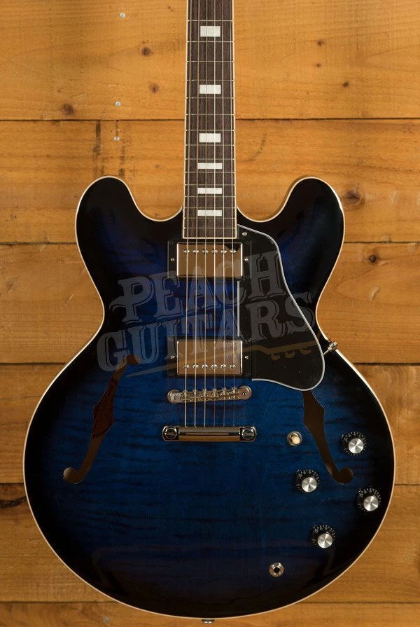 Gibson ES-335 Figured | Deep Ocean Burst