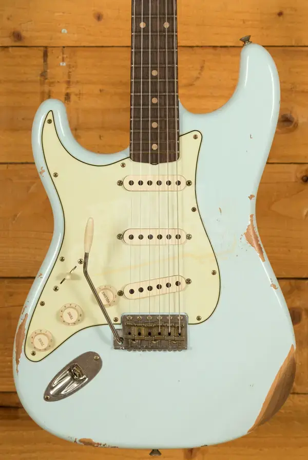 Fender Custom Shop 59 Strat Left-Handed - Relic Sonic Blue