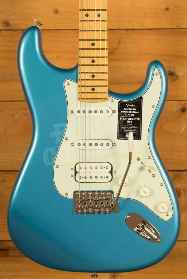 Fender American Professional Classic Stratocaster HSS - Maple - Faded Lake Placid Blue