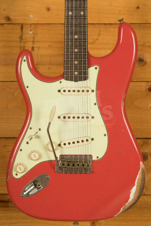 Fender Custom Shop 59 Strat Left-Handed - Relic Fiesta Red