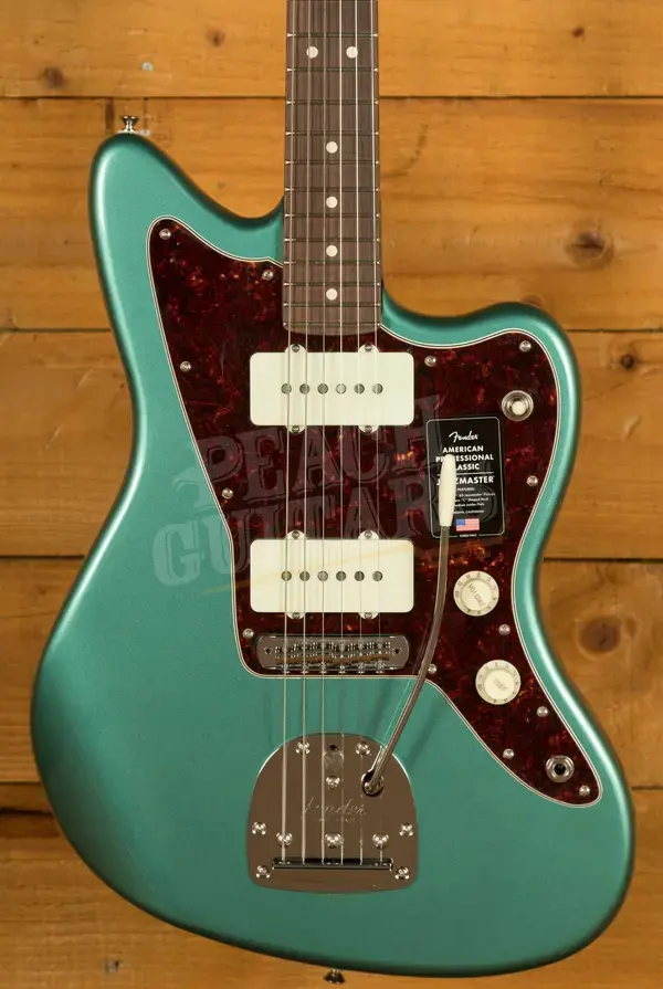 Fender American Professional Classic Jazzmaster - Rosewood - Faded Sherwood Green Metallic