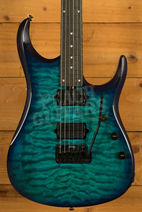 Sterling John Petrucci JP150DQM JP150 DiMarzio - Quilted Cerulean Paradise